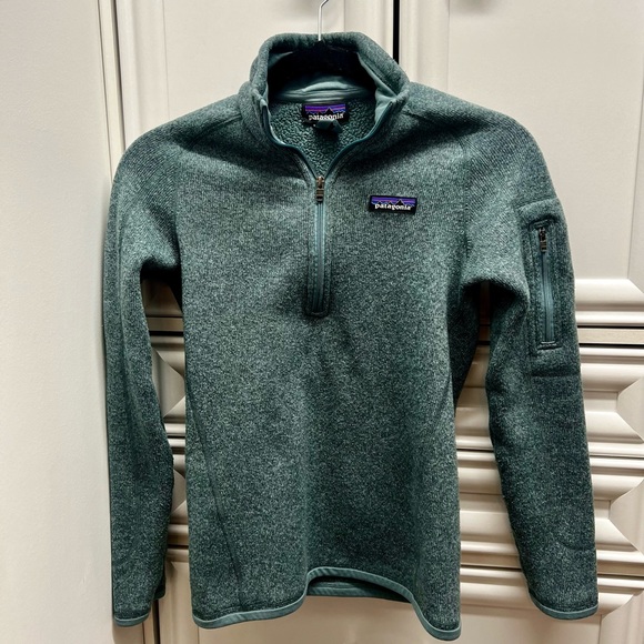 Green Patagonia “Women’s Better Sweater 1/4 Zip pullover fleece” - Picture 1 of 4